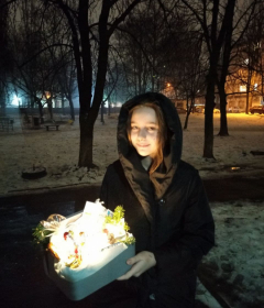 Фотозвіт доставки новорічного подарунка