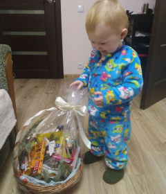 Фотозвіт доставки кошика з продуктами