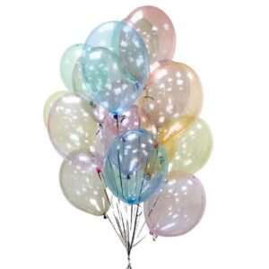 Transparent crystal balloons